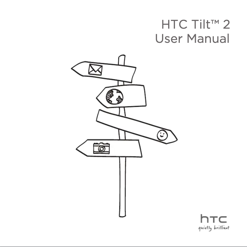 Page 1 de la notice Manuel utilisateur HTC Tilt 2