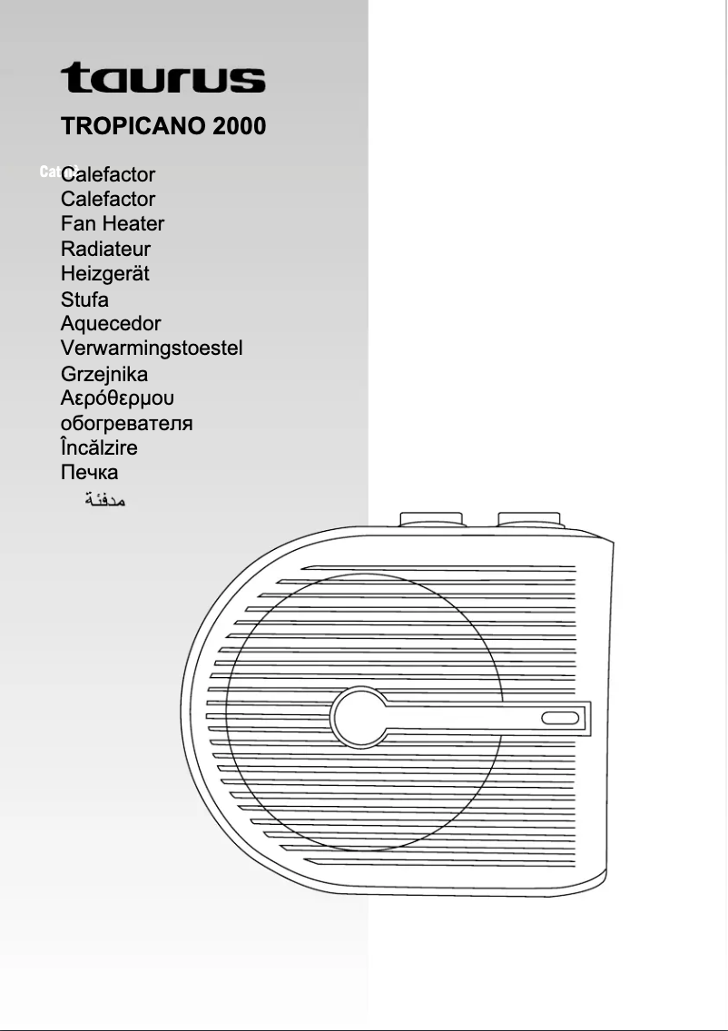 Image de la première page du manuel de l'appareil Tropicano 2000