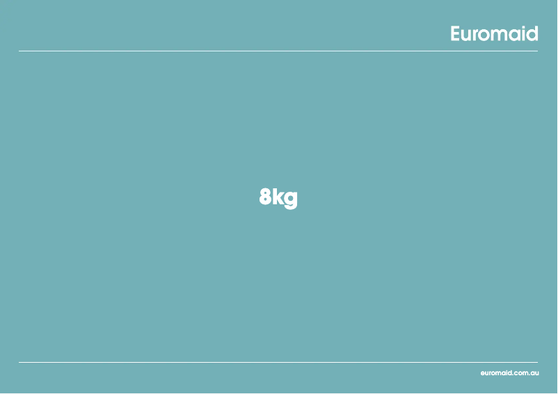 Page 1 de la notice Fiche technique Euromaid ETTW800