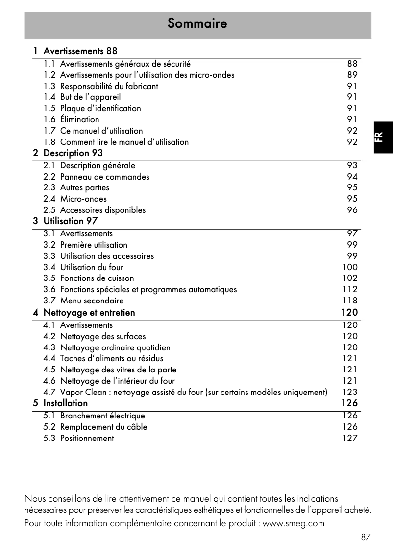 Image de la première page du manuel de l'appareil SF4390MCX