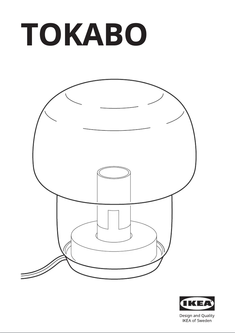 Image de la première page du manuel de l'appareil TOKABO 903.580.14