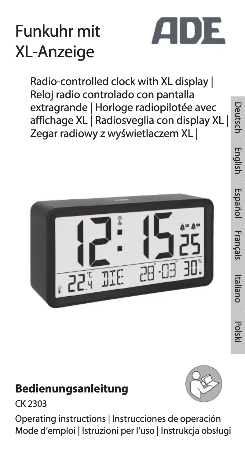 Image de la première page du manuel de l'appareil CK 2303