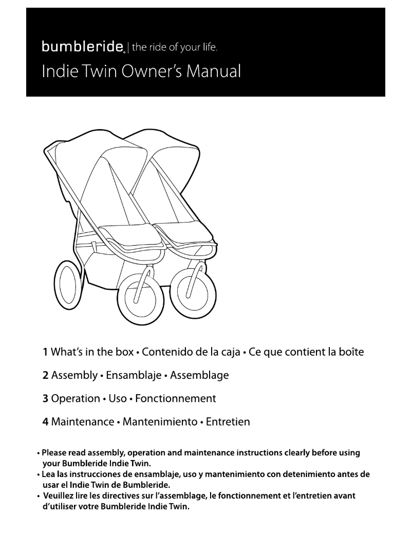 Image de la première page du manuel de l'appareil Indie Twin (2015)