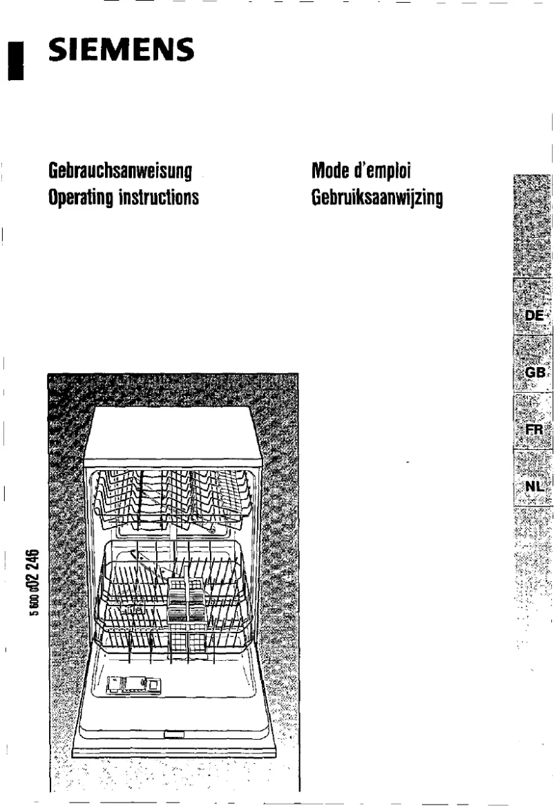 Page 1 de la notice Manuel utilisateur Siemens SE54400