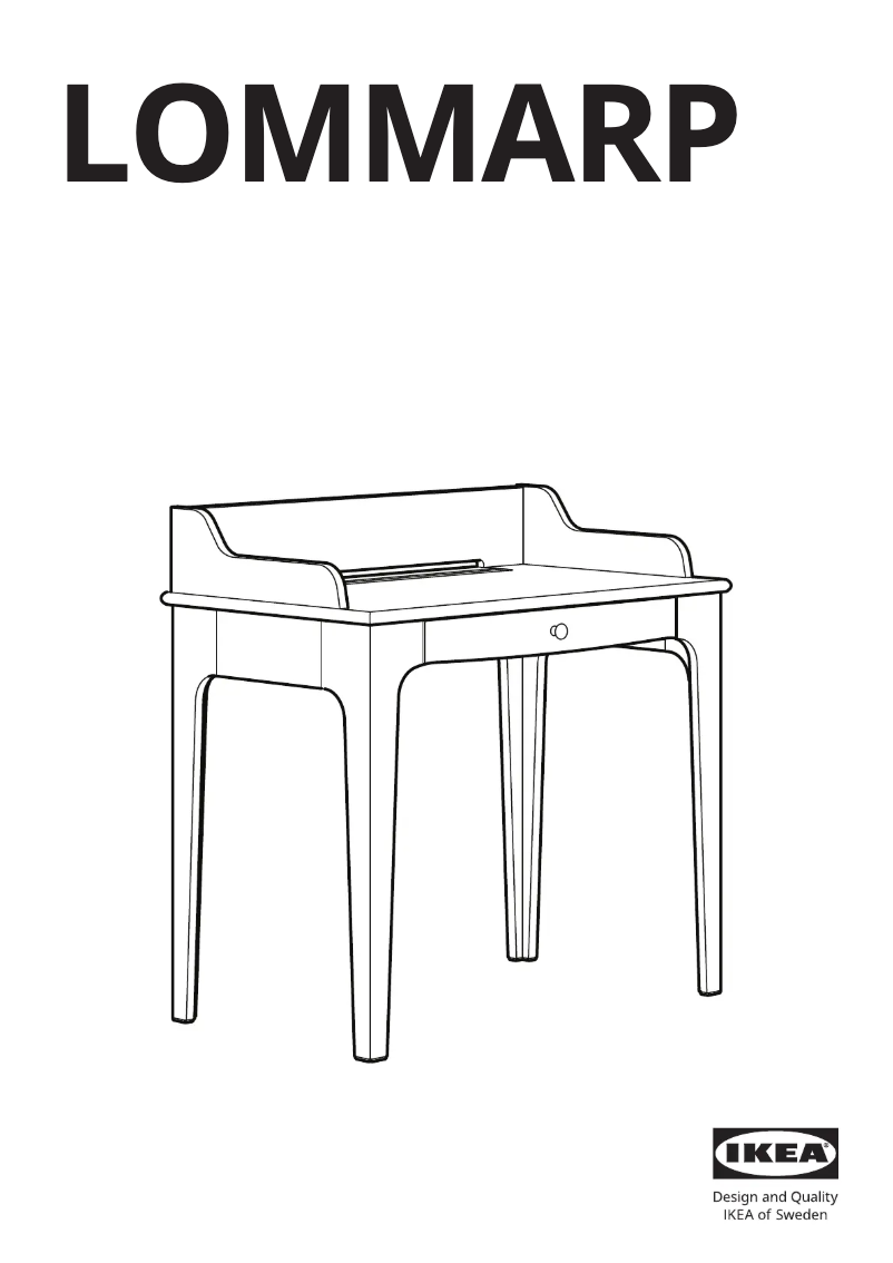 Image de la première page du manuel de l'appareil LOMMARP 904.428.24