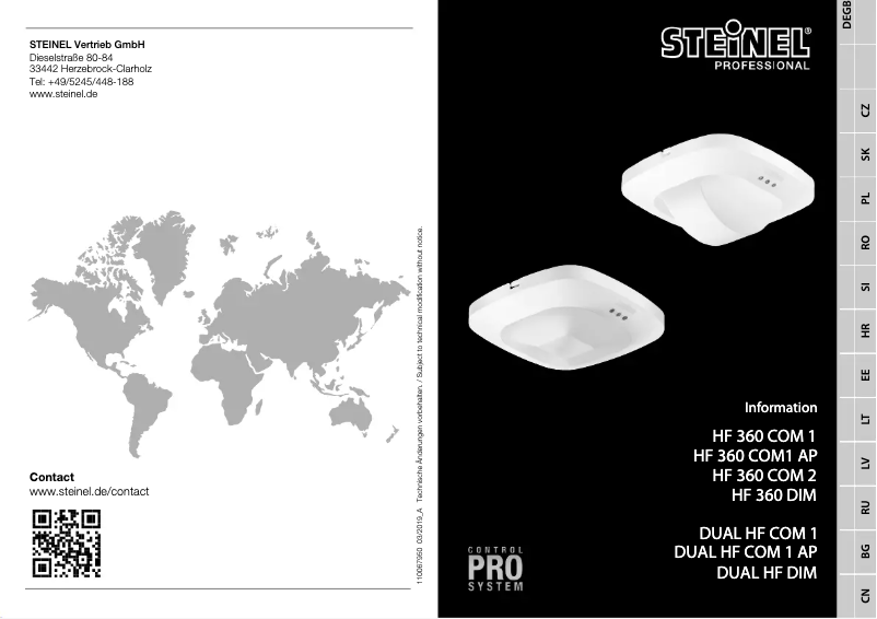 Image de la première page du manuel de l'appareil Dual HF COM1