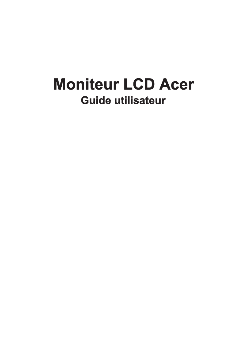 Image de la première page du manuel de l'appareil SH272UE