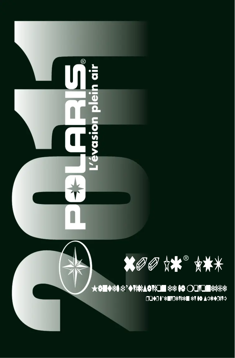 Page 1 de la notice Manuel utilisateur Polaris 600 IQ LXT (2011)