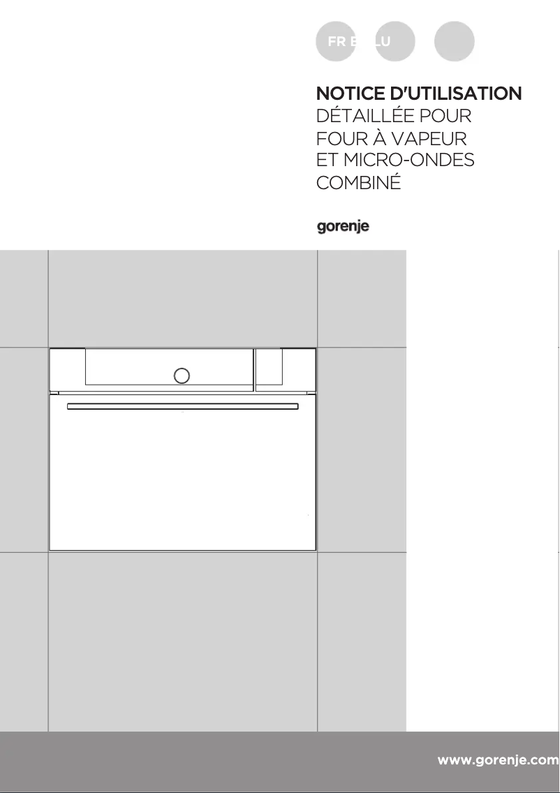 Page n°1 - Manuel utilisateur Gorenje BCMS598S19X