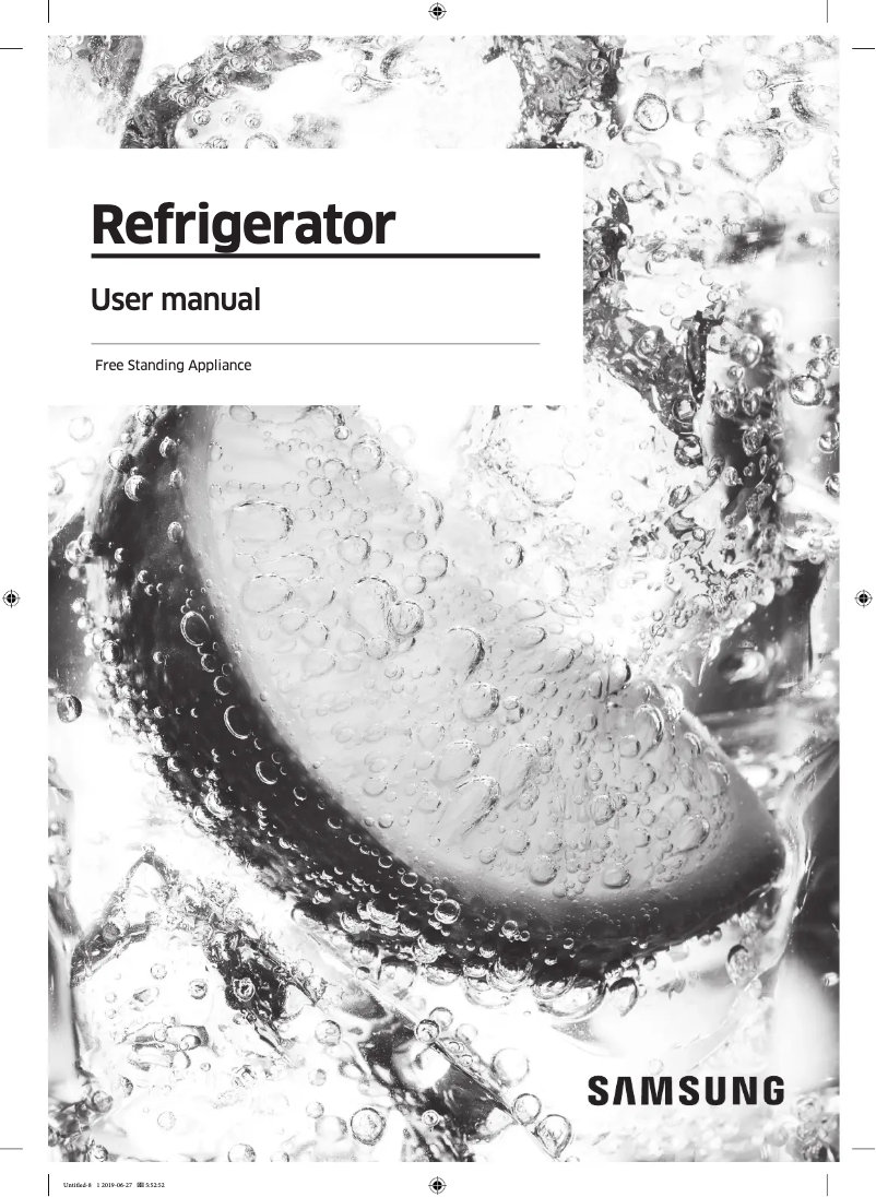 Page n°1 - Manuel utilisateur Samsung SRF651BFH3
