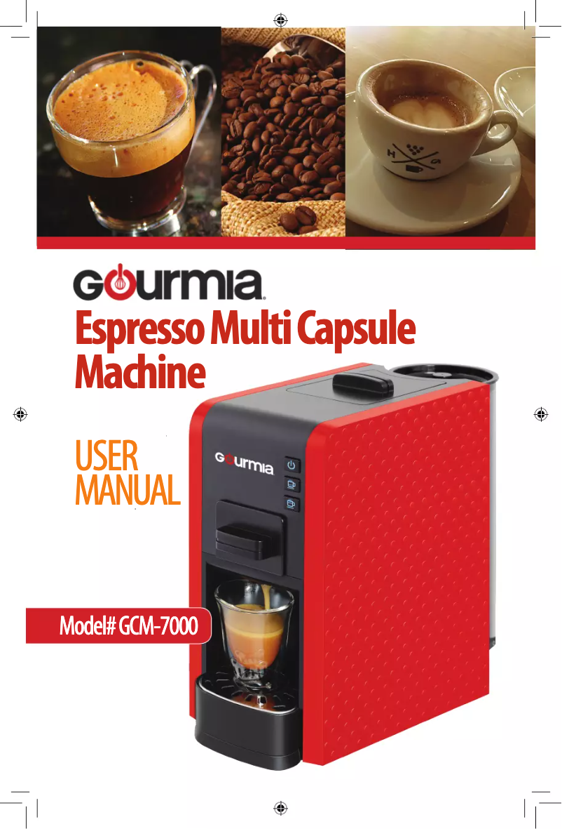Page n°1 - Manuel utilisateur Gourmia GCM7000