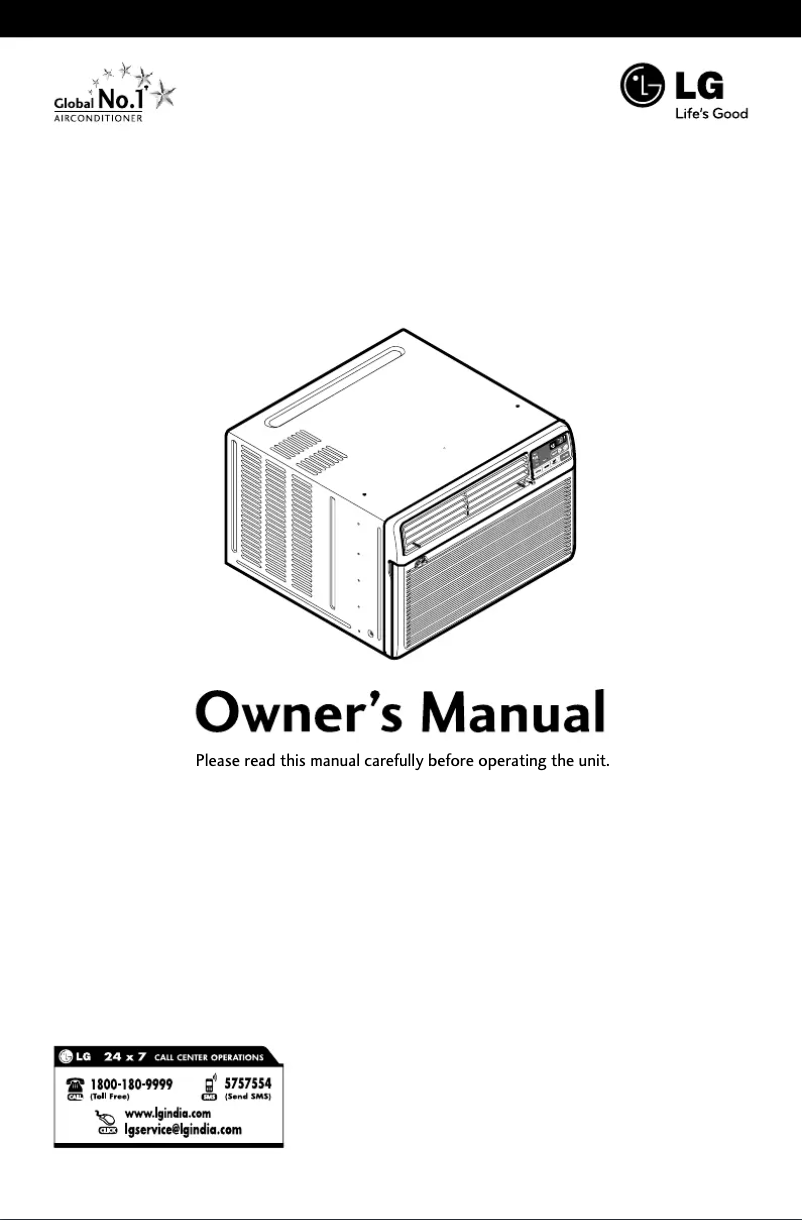 Page 1 de la notice Manuel utilisateur LG LWA5AR5A