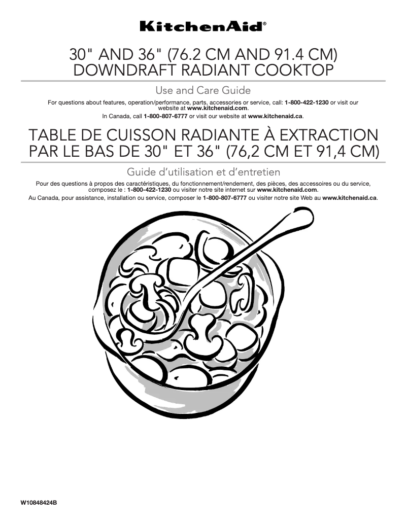 Page n°1 - Manuel d'utilisation et d'entretien KitchenAid KCED600GSS