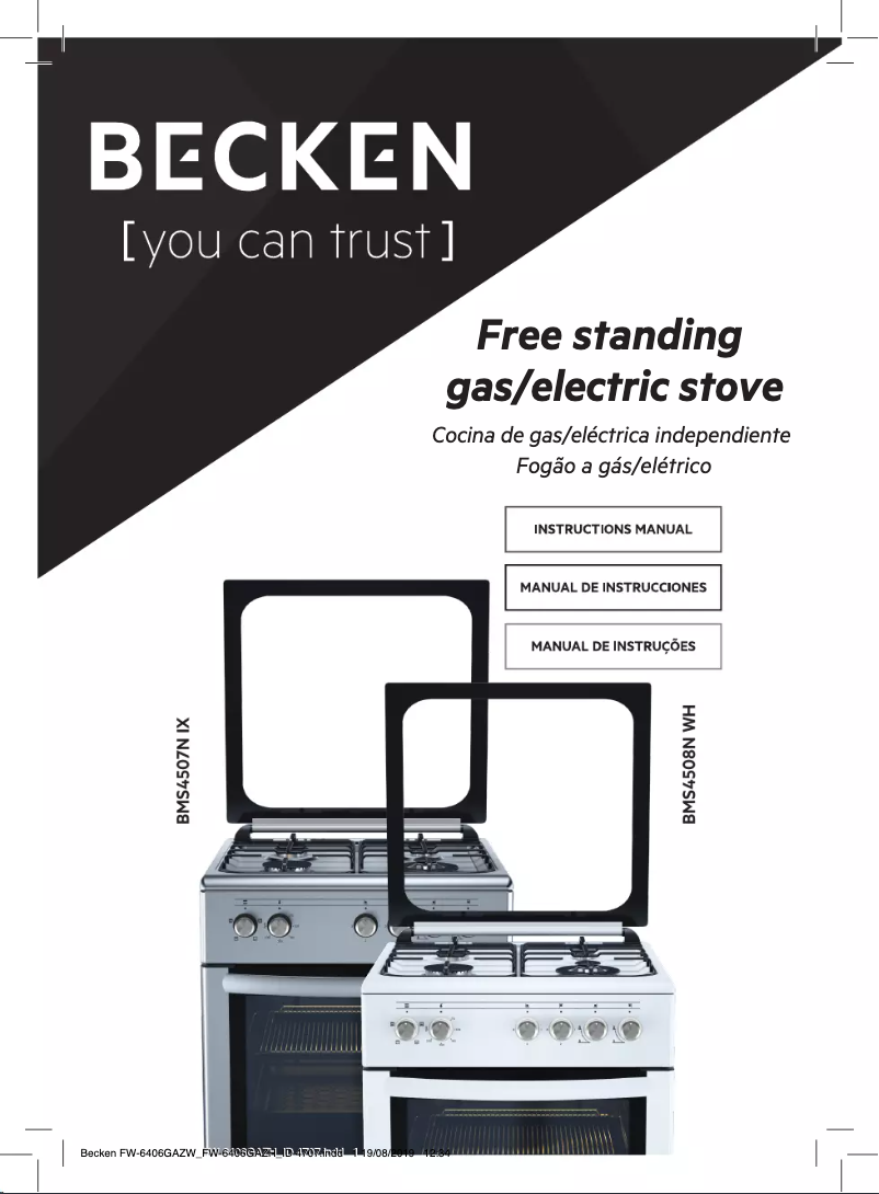 Page 1 de la notice Manuel utilisateur Becken BMS4508N