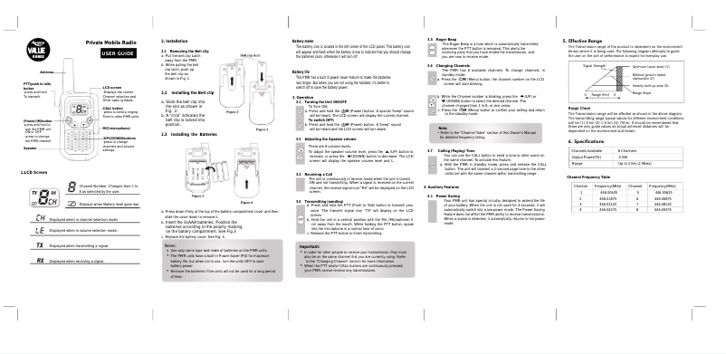 Page 1 de la notice Manuel utilisateur Binatone Latitude 50