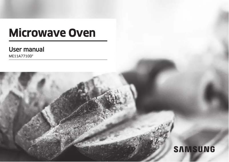 Page n°1 - Manuel utilisateur Samsung ME11A7710DS