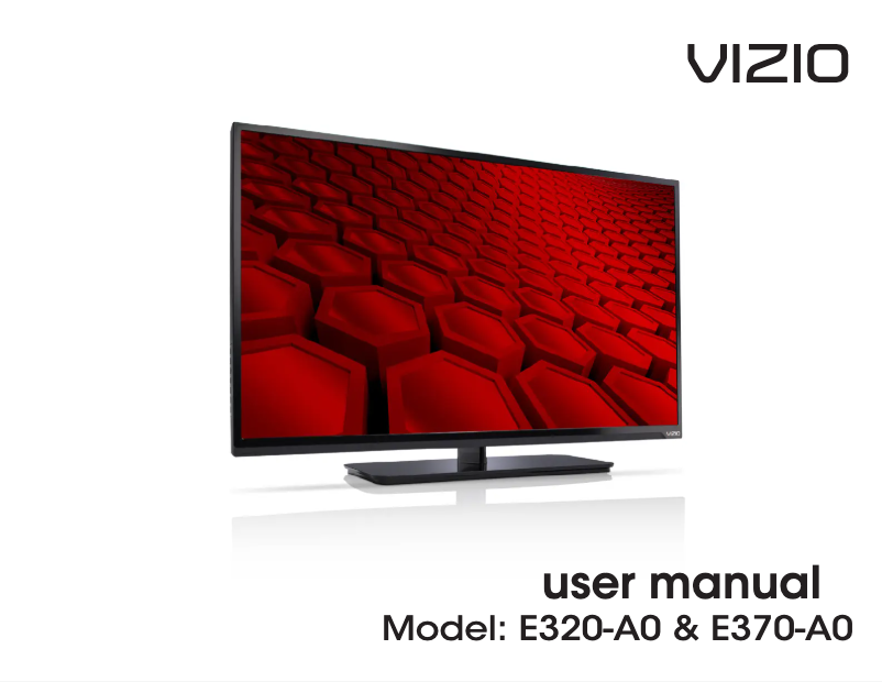 Page n°1 - Manuel utilisateur VIZIO E370-A0