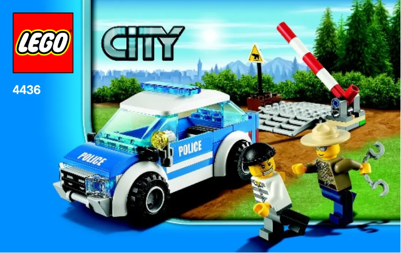 Page 1 de la notice Manuel utilisateur Lego Co-Pack LEGO City Police dans la forèt