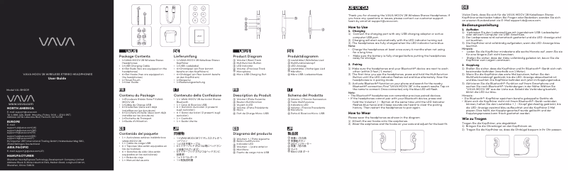 Image de la première page du manuel de l'appareil Moov 28 VA-BH009