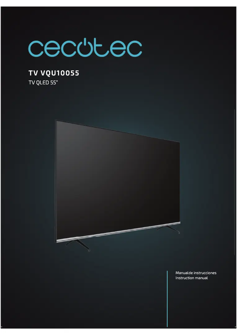 Page 1 de la notice Manuel utilisateur Cecotec VQU10055