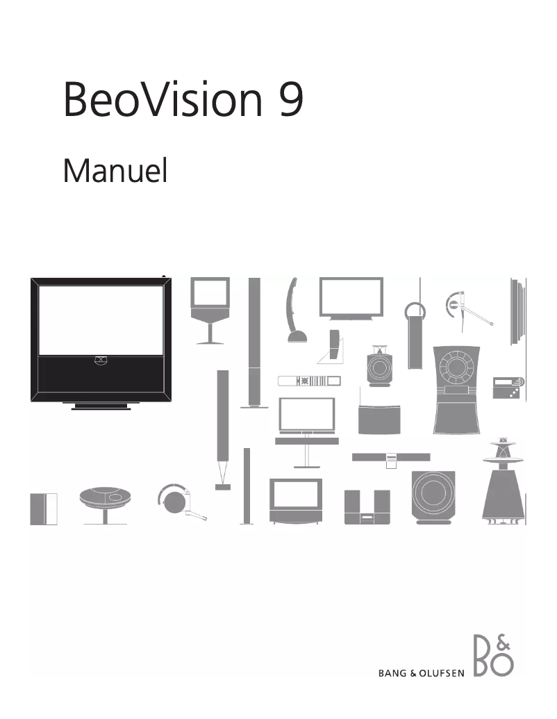 Image de la première page du manuel de l'appareil Beovision 9 Full HD