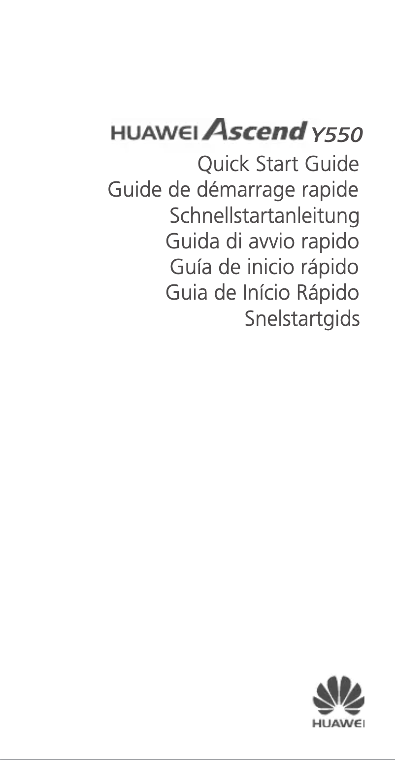 Page 1 de la notice Manuel utilisateur Huawei Ascend Y550