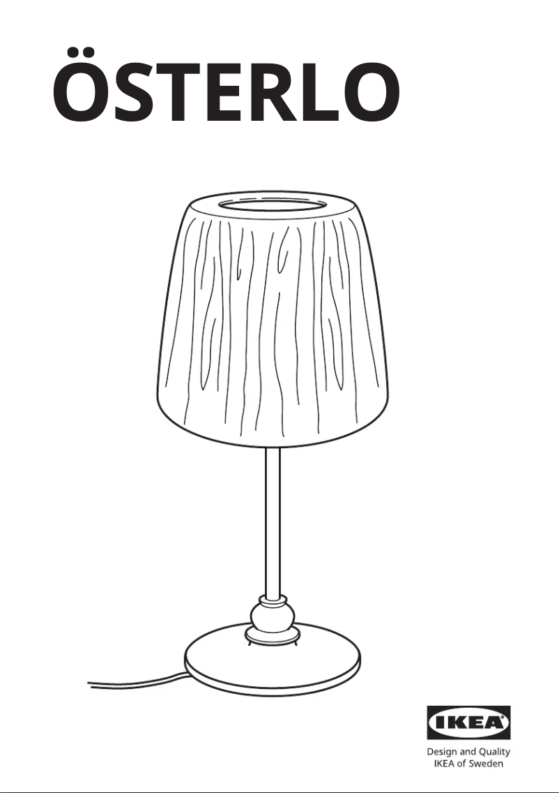 Image de la première page du manuel de l'appareil ÖSTERLO 903.027.34