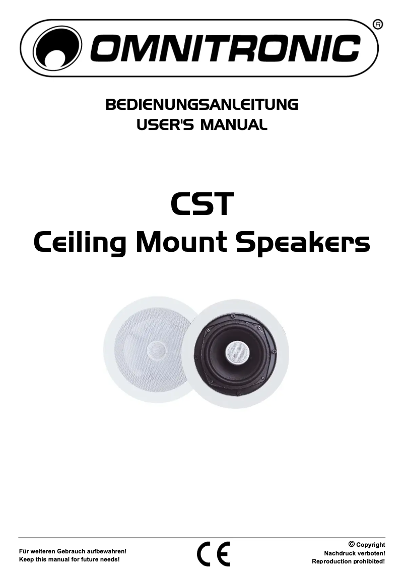 Image de la première page du manuel de l'appareil CST-5