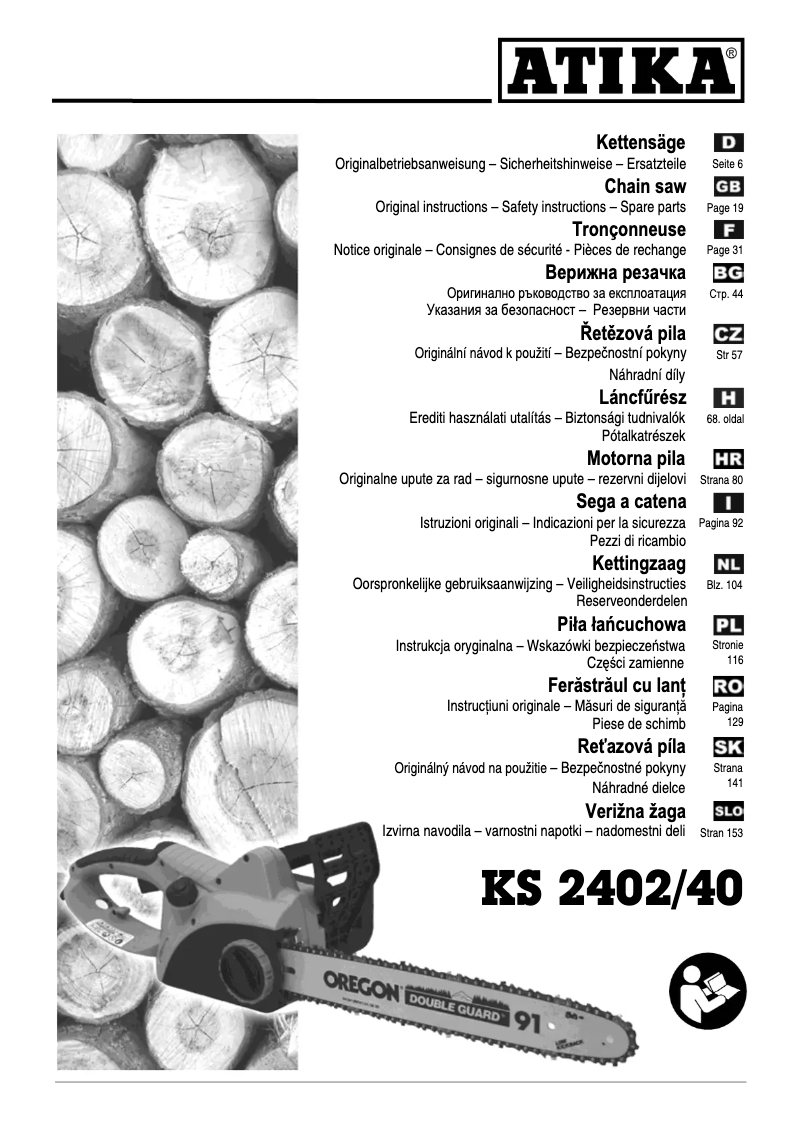 Image de la première page du manuel de l'appareil KS 2402-40