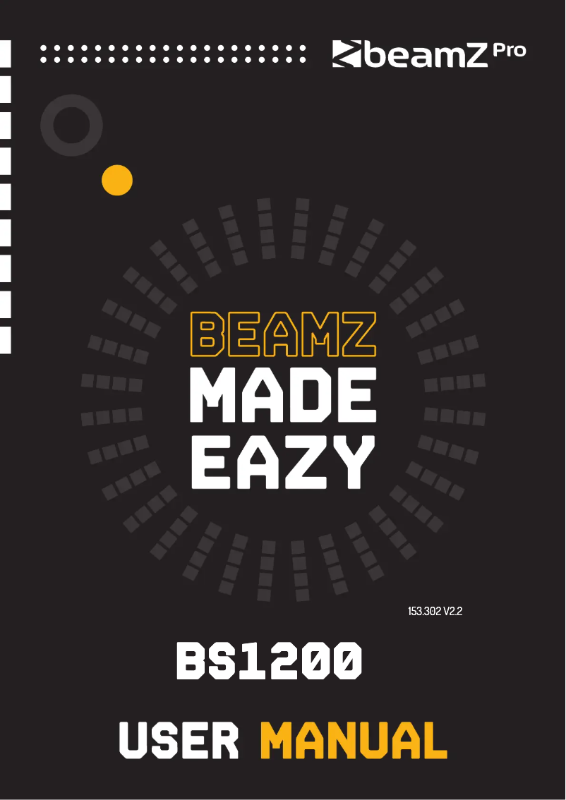 Image de la première page du manuel de l'appareil BS1200