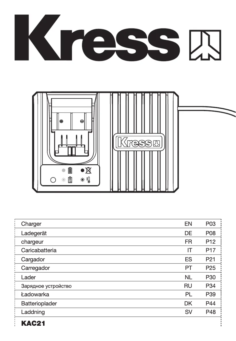 Image de la première page du manuel de l'appareil KAD21