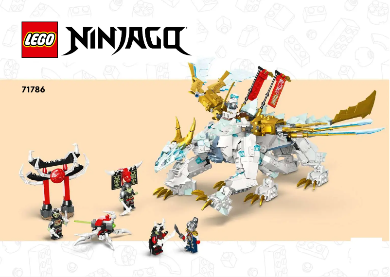 Page 1 de la notice Manuel utilisateur Lego Ninjago 71786