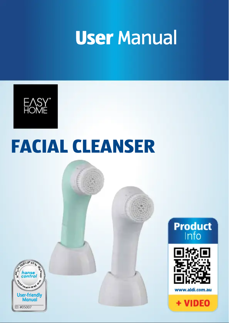 Página 1 del manual Manual de usuario Easy Home GT-FCv-01