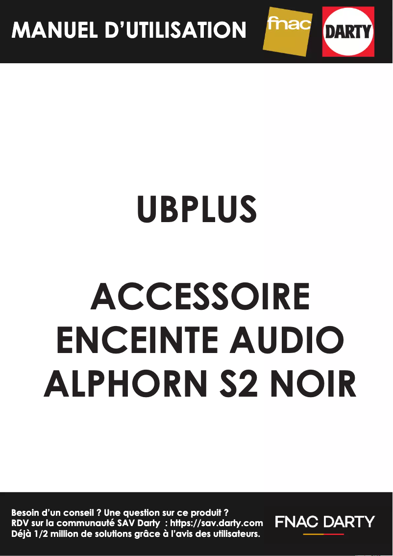 Page n°1 - Manuel utilisateur Ubplus Eupho Alphorn S2