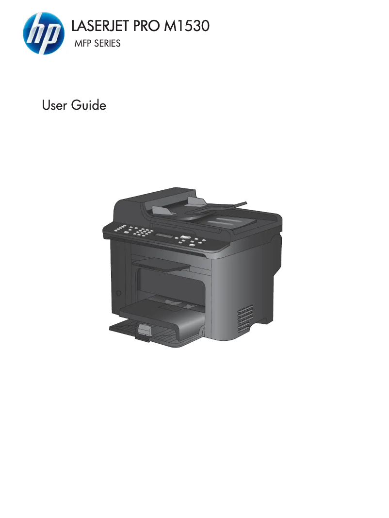 Image de la première page du manuel de l'appareil LaserJet Pro M1536DNF