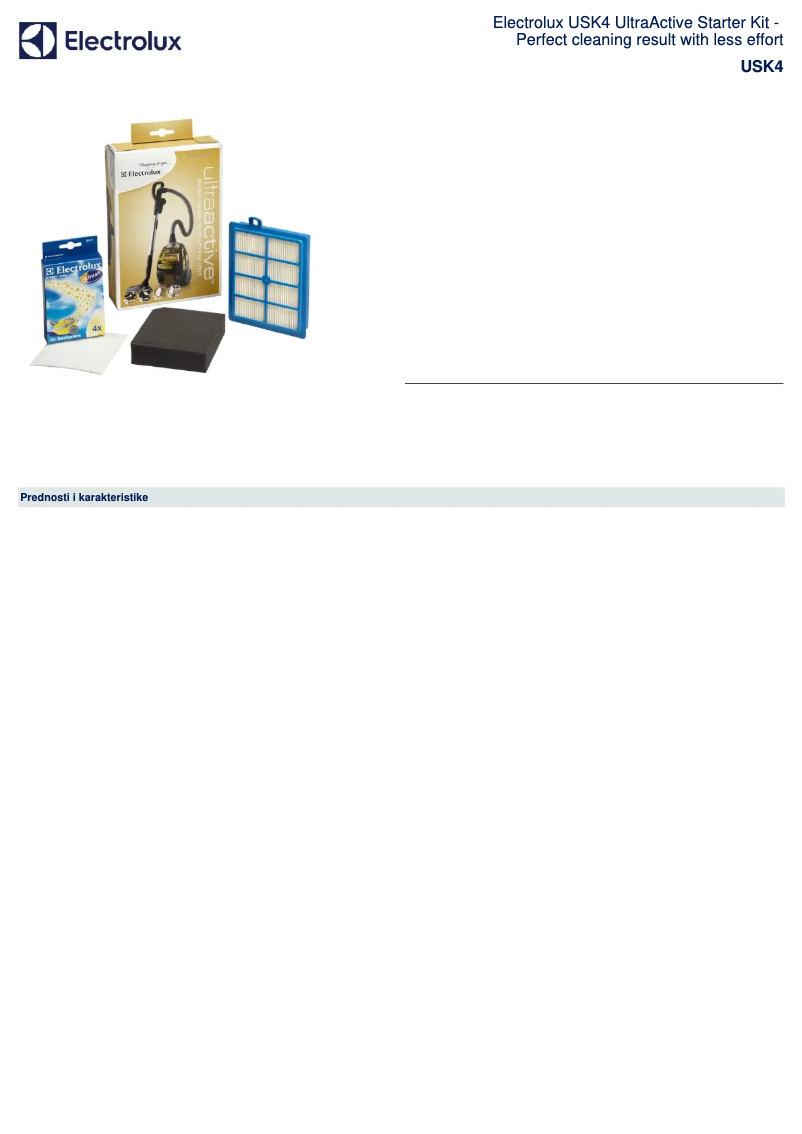 Image de la première page du manuel de l'appareil USK4