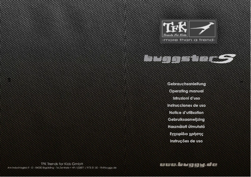 Image de la première page du manuel de l'appareil Buggster S