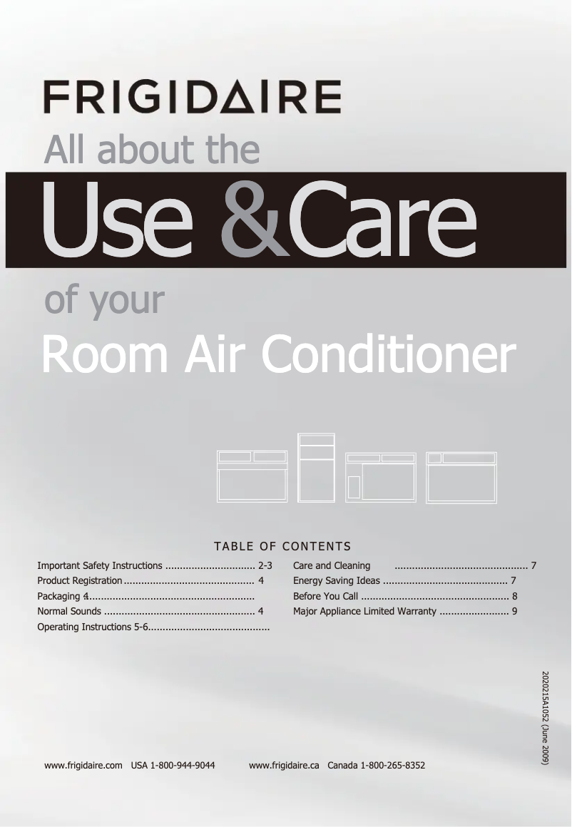 Image de la première page du manuel de l'appareil FFRA0811R1