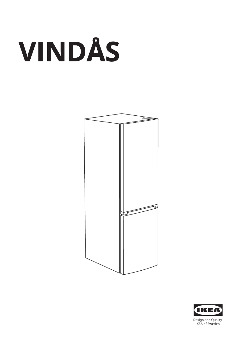 Imagen de la primera página del manual del dispositivo VINDÅS 705.680.70