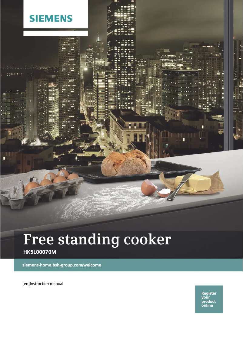 Page 1 de la notice Manuel utilisateur Siemens HK5L00070M