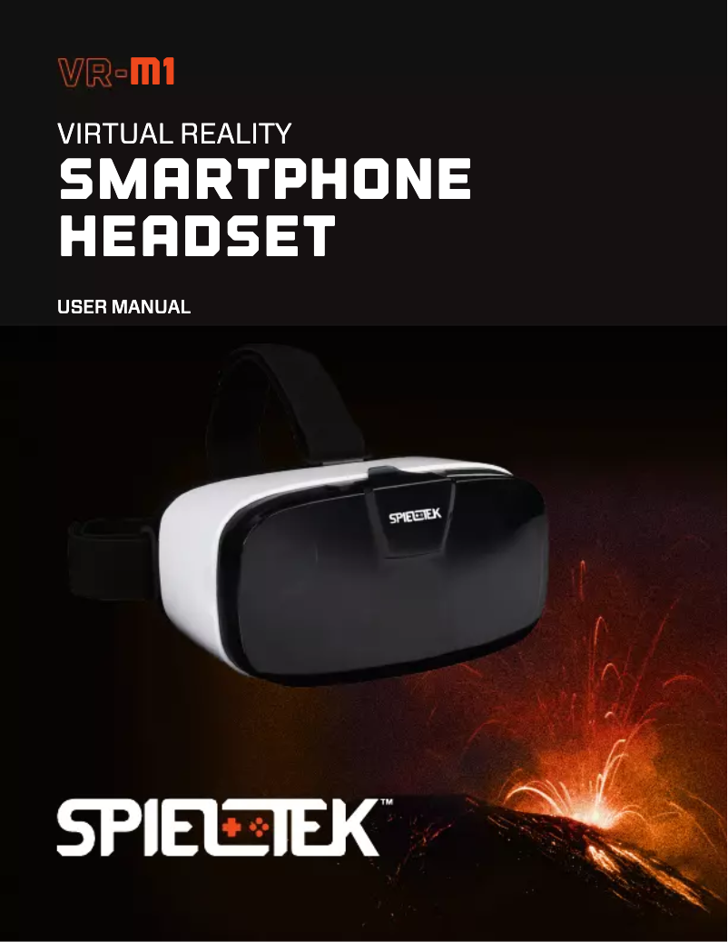 Page n°1 - Manuel utilisateur Spieltek VR-M1