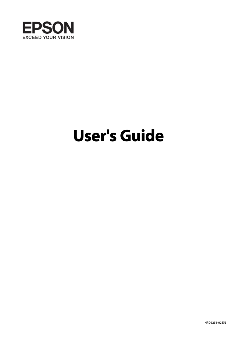 Page 1 de la notice Manuel utilisateur Epson WorkForce Pro WF-6090D2TWC