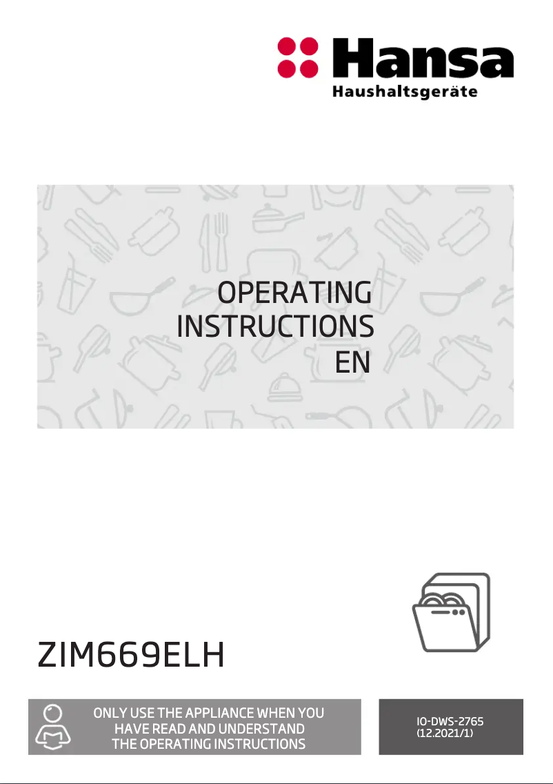 Page n°1 - Manuel utilisateur Hansa ZIM669ELH