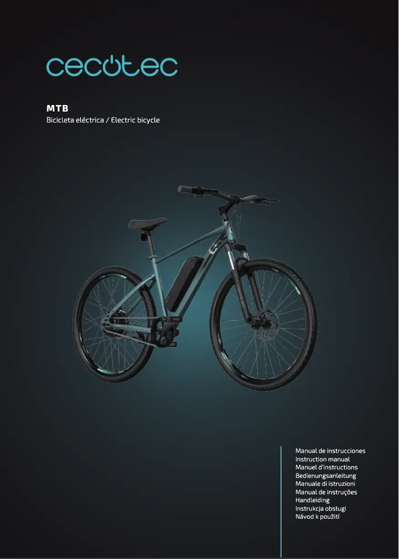 Page 1 de la notice Manuel utilisateur Cecotec e-Xplore