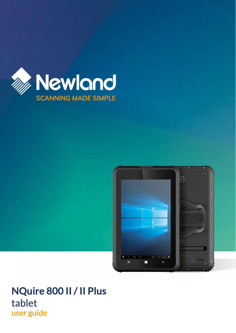 Page 1 de la notice Manuel utilisateur Newland NQuire 800 II