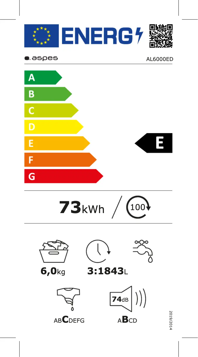Image de la première page du manuel de l'appareil AL6000ED