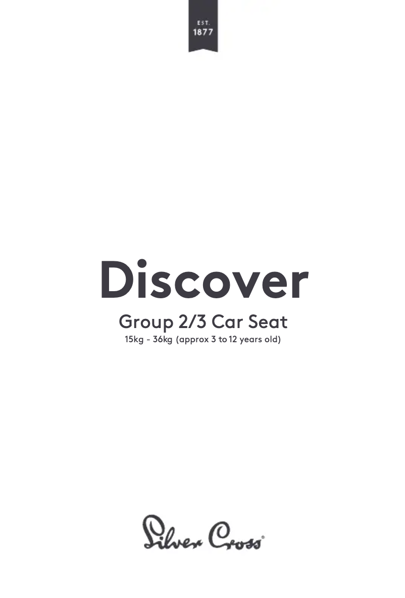 Página 1 del manual Manual de usuario Silver Cross Discover