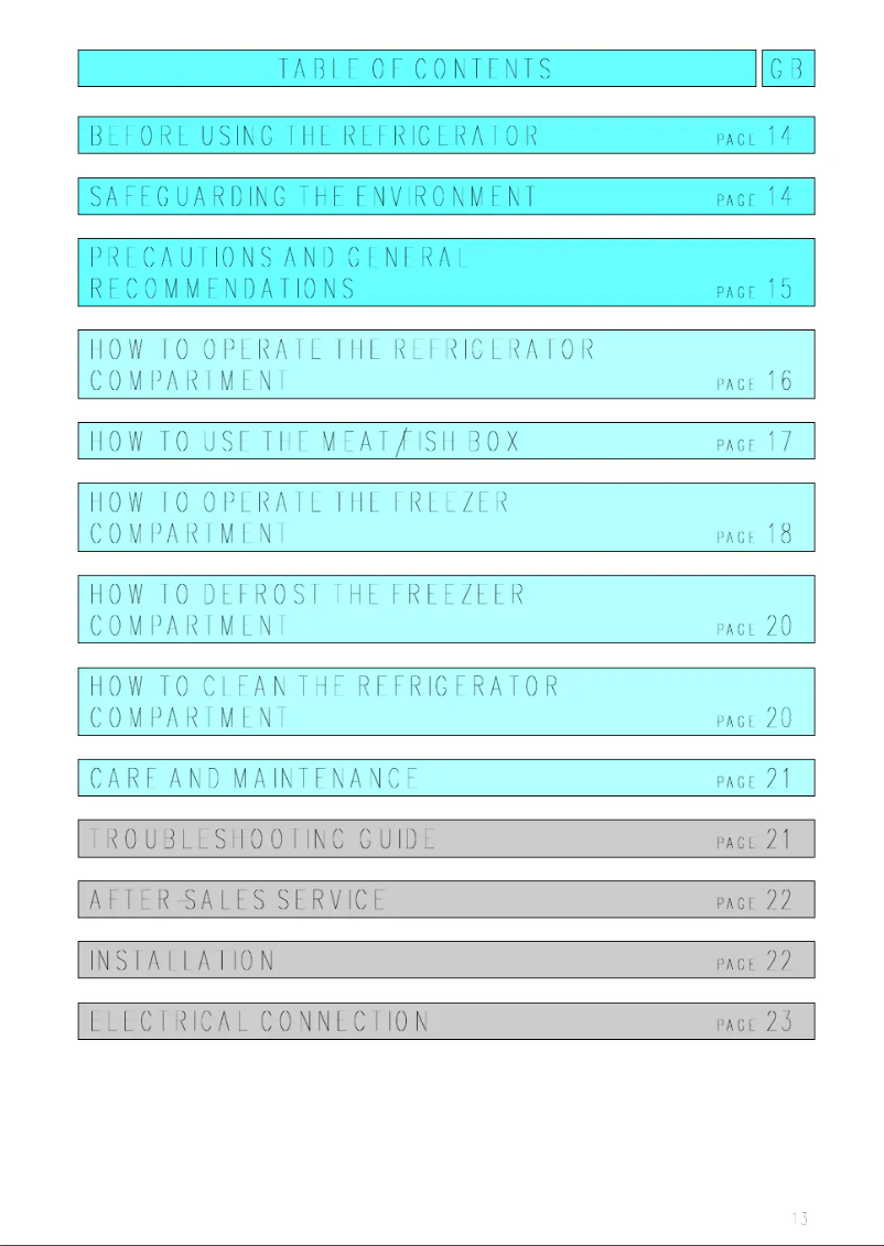 Page 1 de la notice Manuel utilisateur Whirlpool ART 481