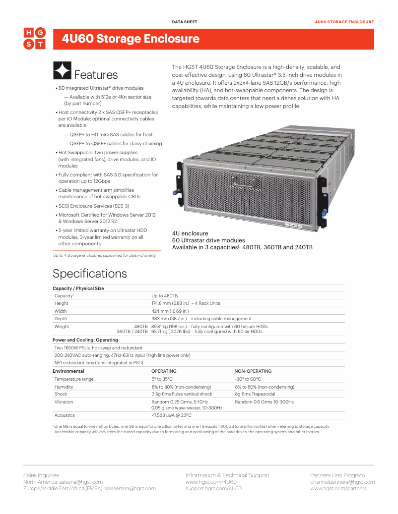 Page 1 de la notice Manuel utilisateur Western Digital 4U60