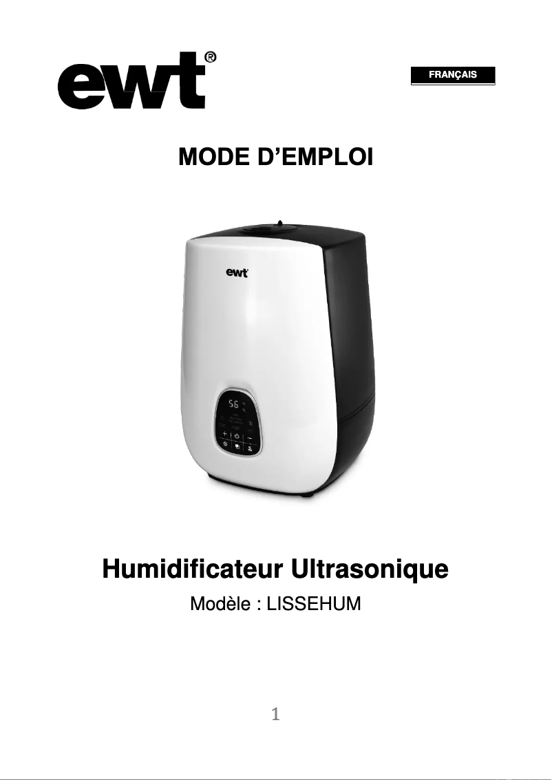 Page 1 de la notice Manuel utilisateur EWT LISSEHUM